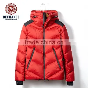 Red Nylon Outdoor Coat Winter thumbnail-1
