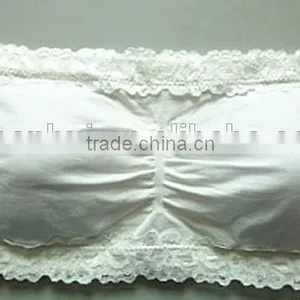 2015 New Design OEM Ladies Comfortable Seamless Bra With Lace thumbnail-1