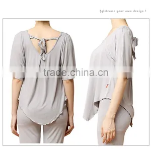 OEM Nylon Spandex Sexy Ladies Fitness Suit Sportswear Fashion Yoga Wear thumbnail-4