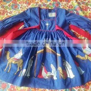 Alibabbaa Fashion Sell Like Hot Sale Hanksgiving Girl Fashion Dress Latest One Piece Dress Patterns for Party Girls thumbnail-1