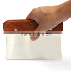 High Quality Brand New S103 1pc Stainless Dough Pizza Cutter Pastry Slicer Cake Bread Pasty Scraper Blade Tool thumbnail-1