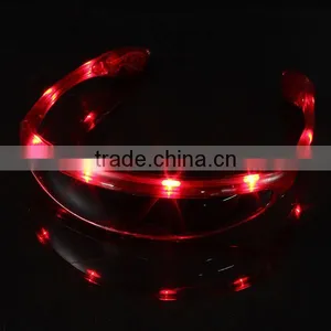 Brand New High Quality Flashing LED Space Light Up Sun Glasses Glow Rave Party Club Disco Gift Toy Blue thumbnail-6