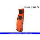 Space Saving Slim Freestanding Touch Screen Kiosk Advertising In Two Displays thumbnail-1