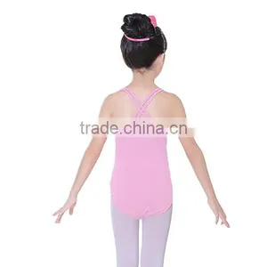 2016 OEM Children Kids Single/Double X-Back Ballet Sexy Dance Gymnastic Leotard For Girls thumbnail-3