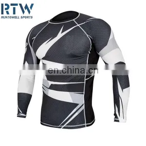 Sublimation Mma Lycra Rash Guard,compression Suits thumbnail-3