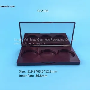3 Colors Eyeshadow Container, Makeup Palette Eyeshadow Case thumbnail-1
