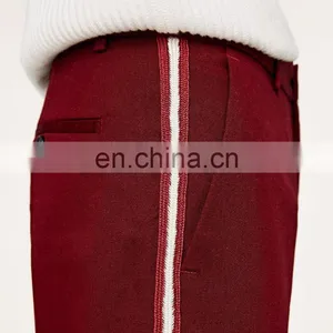 American Like Fashion Pants Custom Trousers With Side Stripe thumbnail-5