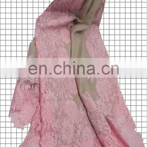 Pashmina Wool Lace Shawls thumbnail-1
