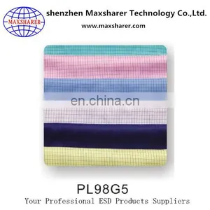 5 mm Grid 98% Polyester ESD Fabric for Electronic Industry thumbnail-1