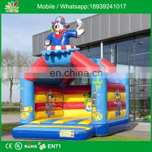Enjoying Animal Small Palace Inflatable Bounce thumbnail-1