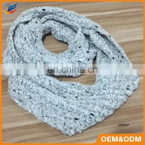 Hot Sale & High Quality 100% Acrylic Knitted Pashmina Scarf thumbnail-3