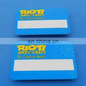 Hard Plastic Name Badge Custom Logo Acrylic Magnetic Name Plate thumbnail-1