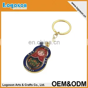 Novelty Items Custom Design Metal Spinning Ukraine Gift Souvenir Keychain thumbnail-6