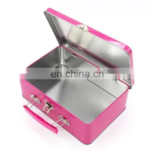 2015 New Design Cute Lunch Tin Box With Lock and Key thumbnail-5