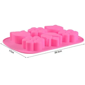 Free Sample Food Grade Silicone Cake Mould Baking Mousse Pudding Mould Tool thumbnail-2