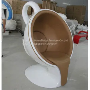 Fiberglass Coffee Cup-shaped Chair thumbnail-1
