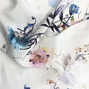 Hot Sales Bright Colors Custom Digital Print Silk Fabric Yarn thumbnail-3