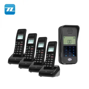 One Unit With 4handsets Apartment Intercom System Wireless TL-AD01 thumbnail-1