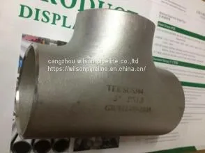 S235JR Seamless Carbon Steel Sch5-sch160 Straight Tee Butt Welding Fittings for Factory Supplier thumbnail-1