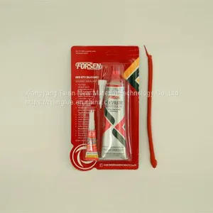 Taisn 596 Red Color Hi-temp RTV Silicone Sealant Gasket Maker 85g thumbnail-2