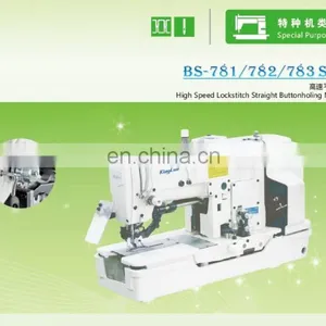 High Speed Lockstitch Straight Button Holing Machine for Best Price thumbnail-2