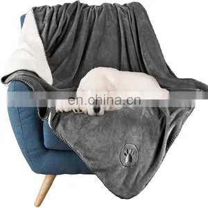 Waterproof Pet Blanket Soft Plush Throw Protects Couch Chair Car Bed From Spills Stains Or Fur-Machine Washable thumbnail-1