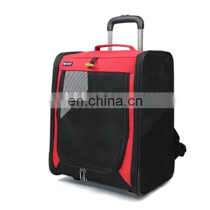Pet Luggage Factory Oxford Cloth Two Color Cat and Dog Trolley Case Multi Function Travel Bag for Pets thumbnail-6