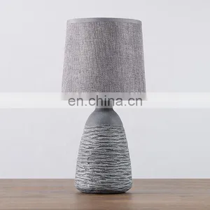 Antique Ceramic Meterial Beside Table Lamp thumbnail-2