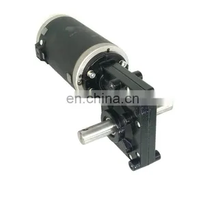 24 Volt Dc Motor Gearbox Manufacturers Differential Gear 12V 24V Worm Reducer Gearbox Motor thumbnail-5