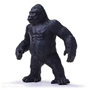 Lifelike Animal Model PVC Standing Gorillas Ape Statue King Kong Toy Orangutan Action Figure thumbnail-1