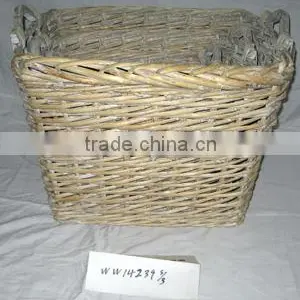 Natural Wicker Firewood Baskets Quality Good thumbnail-2