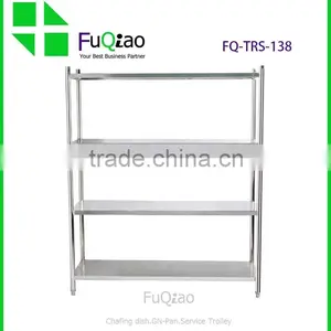 Double Line Stainless Steel Gastronorm Pan Rack Tray Trolley Bakery Trolley thumbnail-4