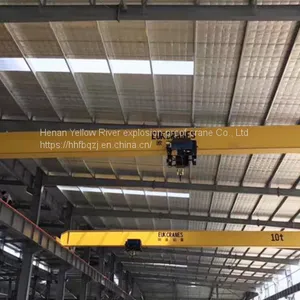 2T Span 12m Suspended Single Girder Eot Crane Remote Control Single Speed,Electric Hoist Suspension Crane thumbnail-1