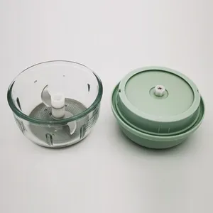 150ml Electric Cordless Small Food Chopper Glass Bowl Food Blender thumbnail-2