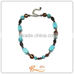 High Quality Latest Design for Anniversary Blue Sapphire Beads Necklace thumbnail-2