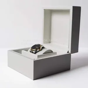 High-grade PU Leather Gift Box Watch Packing Box Brand Watch Collection Jewelry Storage Box Can Add a Logo thumbnail-1