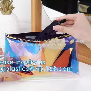 Zipper Top Apparel Bags, Clothing, Shoes, Underwear, Garment. Bikini Swimwear Packing Bag. EVA Slide Bags thumbnail-1