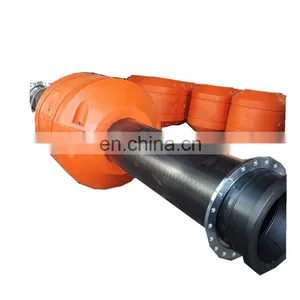 HDPE Pipe With Two HDPE Flange Adapter and Two Steel Flanges For Dredge and Mining thumbnail-1