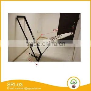 Silver Wall Mounted Folded Hotel Ironing Board thumbnail-3