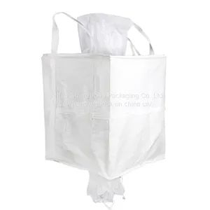 Custom Size PP Material 300Kg 1T 2 Ton PP Bulk Fibc With Top And Bottoms Spout thumbnail-2