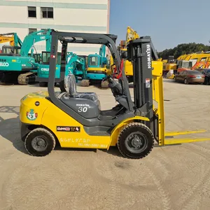 Sold Second-hand 3-ton Komatsu Imported Nissan Engine Cheap Original Forklift thumbnail-1