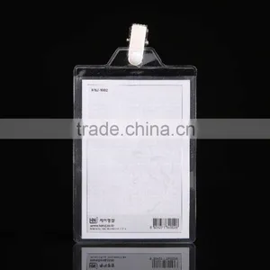 Hot Promotion PVC ID Card Holder With Metal Clip thumbnail-1