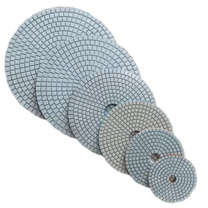 Diamond Stone Tool 100mm Abrasive Disc Grinding Wheel Flexible Polishing Pad thumbnail-4