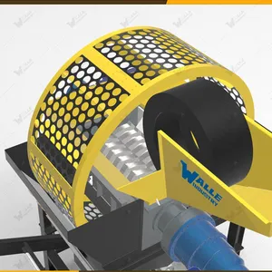 Walle Industry Truck Tire Recycling Machine Truck Car Tire Recycling Equipment thumbnail-1