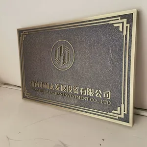 Villa Brass Doorplate Company - Customized Retro Three-Dimensional Relief Brass Plate Signboard thumbnail-3
