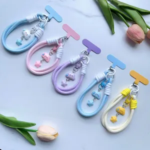 Hot Wholesale OEM Silicone Thickened Simple Lanyard Phone Case thumbnail-1