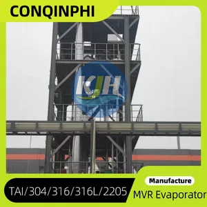Counterflow MVR Evaporator With Mill Test Report and Standard Compliant Design for Wastewater Zero Discharge thumbnail-2