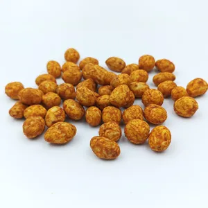Low Oil Baked Paprika Coated Peanut Kernels, Gluten Free Crispy Peanut Snacks Bulk OEM With HALAL, BRC, KOSHER Certifications thumbnail-3