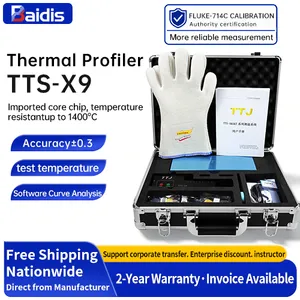 TTJ Thermal Profiler, High Temperature Resistant, Professional Temperature Tracker for SMT Reflow Oven & Wave SolderingTTS-X9 thumbnail-1