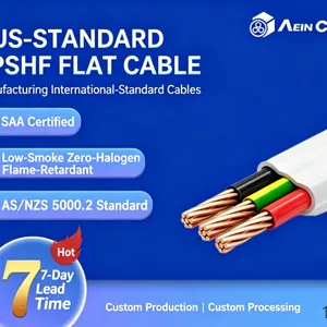 SAA Certified LSZH Flat Cable TPSHF, Australian Standard Wiring Cable for Caravan & Container thumbnail-1